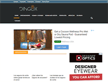 Tablet Screenshot of dingox.com